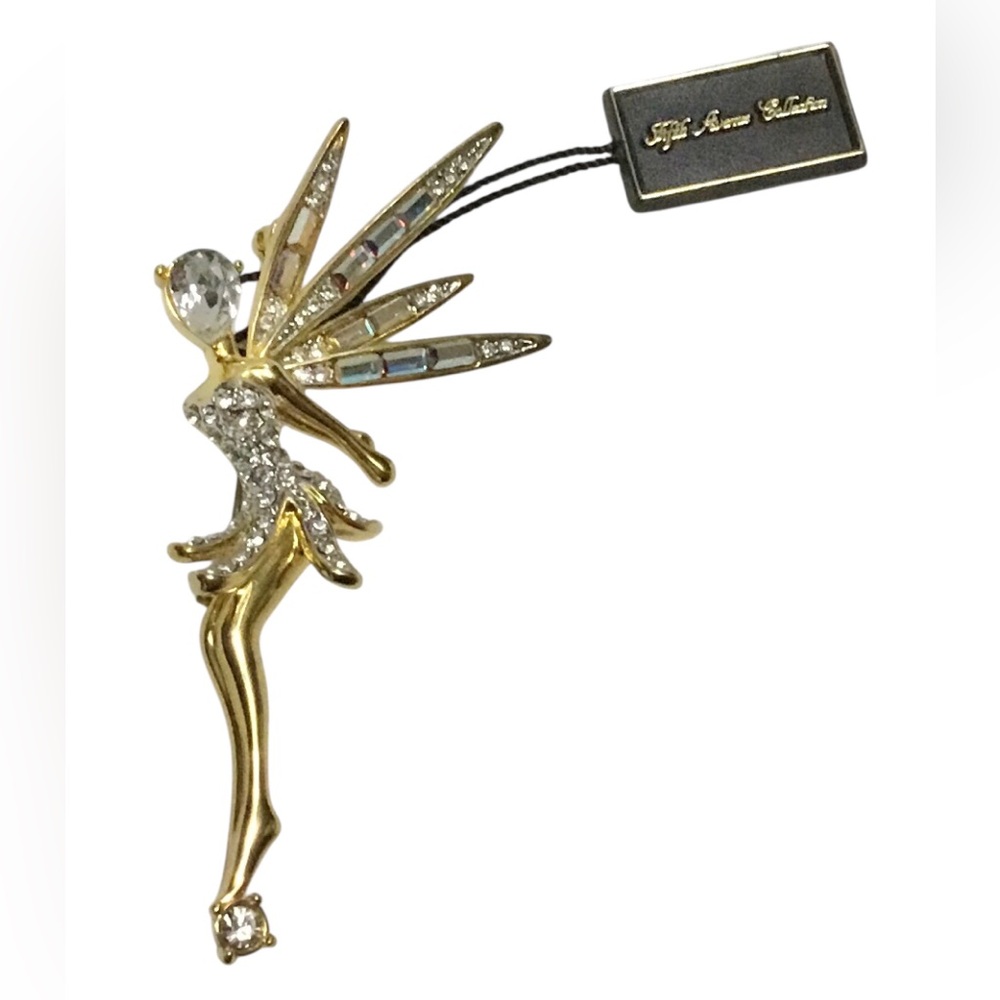 NWT Vintage Butler Fifth Avenue Collection Tinkerbell Brooch Pin